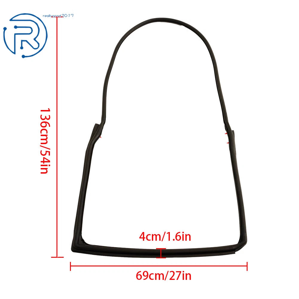 2X Front Door Weatherstrip Seal for Jeep Wrangler (2007-2018)