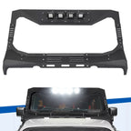 Armor Windshield Frame Cover for Jeep Wrangler JK (2007–2018) w/ LED Lights