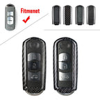 Carbon Fiber Key Shell Cover for Mazda 2/3/5/6/CX-3/CX-5/CX-7/CX-9 (2003–2023)