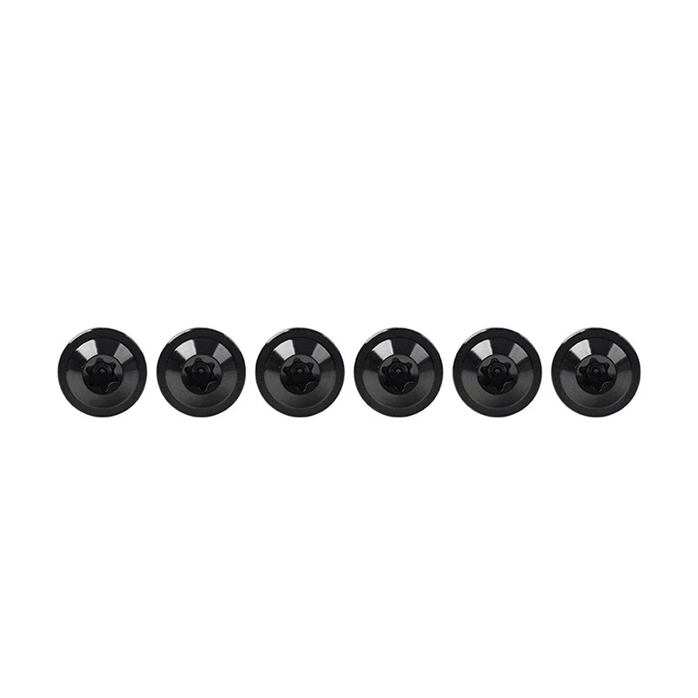 6 x Black Titanium M5x30mm Torx Head Screws for Bike Motorcycle
