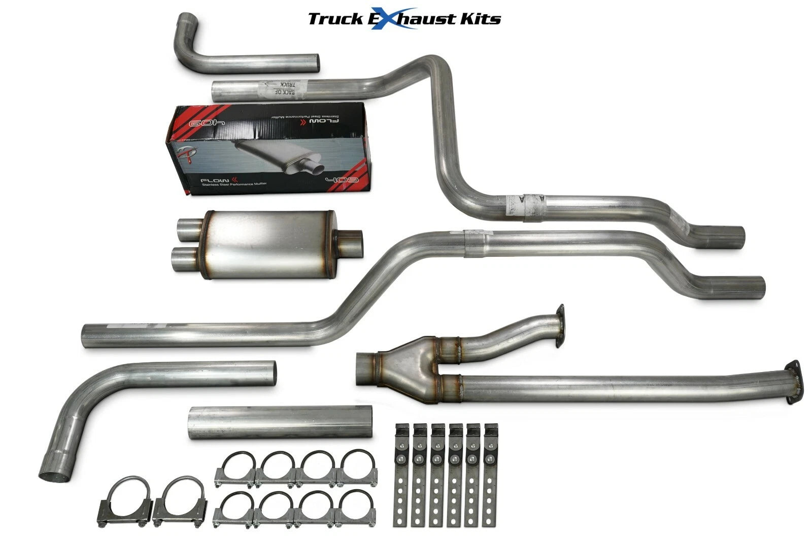 2.5" Dual Exhaust Kit for Toyota Tundra (2014–2021) Flow II Side Exit