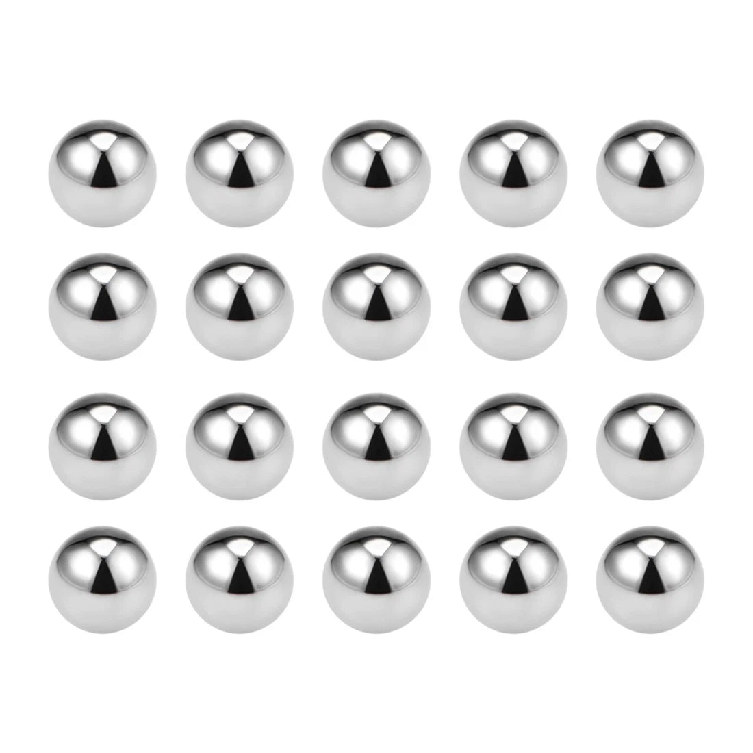 Set of 50 Precision Balls 6mm Solid Chrome Steel G10 for Bearings