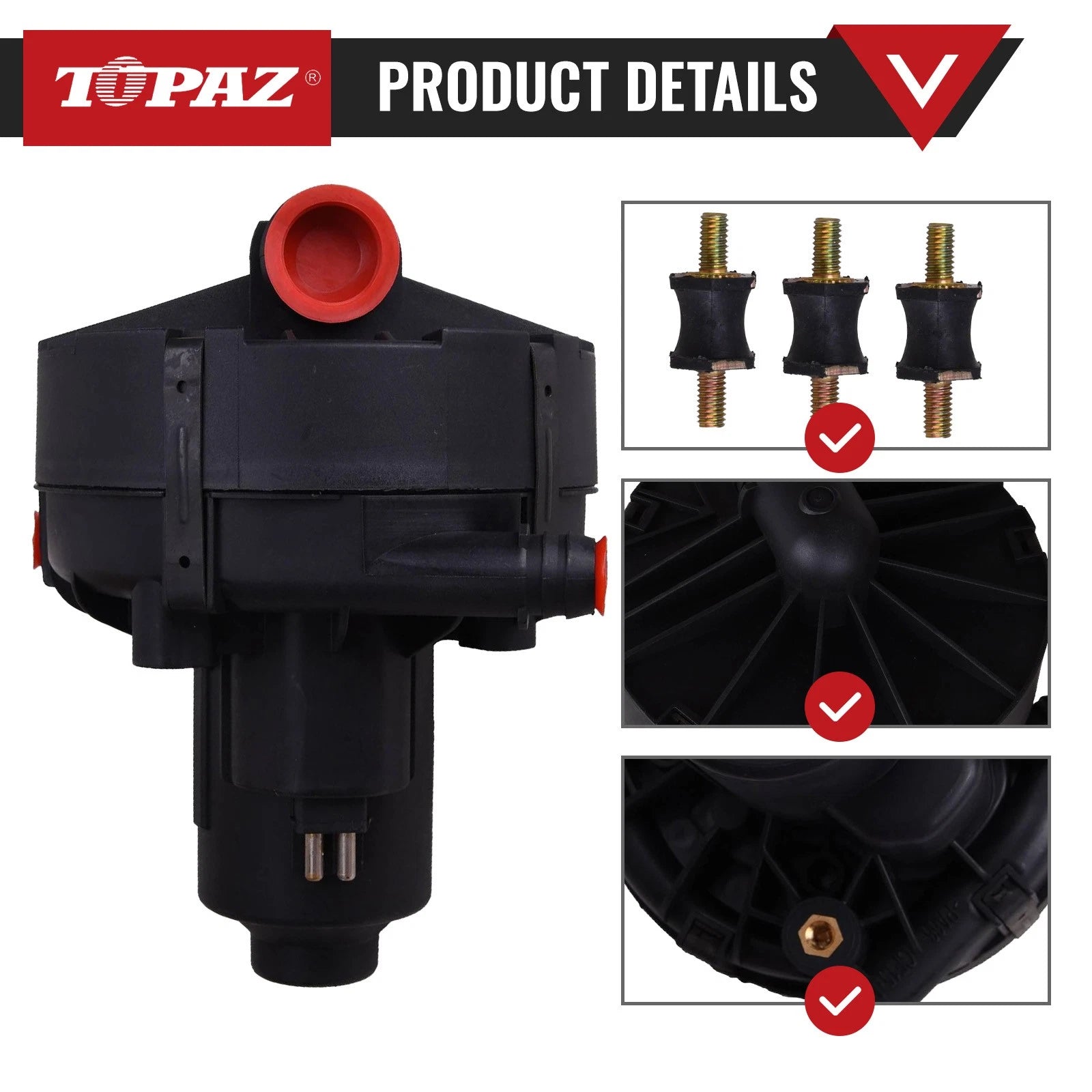 Secondary Air Pump for Mercedes-Benz C300 E350 SLK350 S400 ML550 (2008–2015)