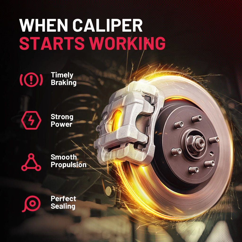 2X Rear Brake Caliper Set for Honda (2007-2012) & Acura (2007-2011)
