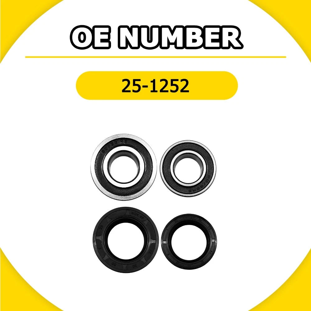 Rear Wheel Bearings Seals Kit 25-1252 for Yamaha YZ400F (1999)