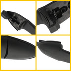Set of 2 Exterior Door Handles for Ford Focus (2000â2007) Black