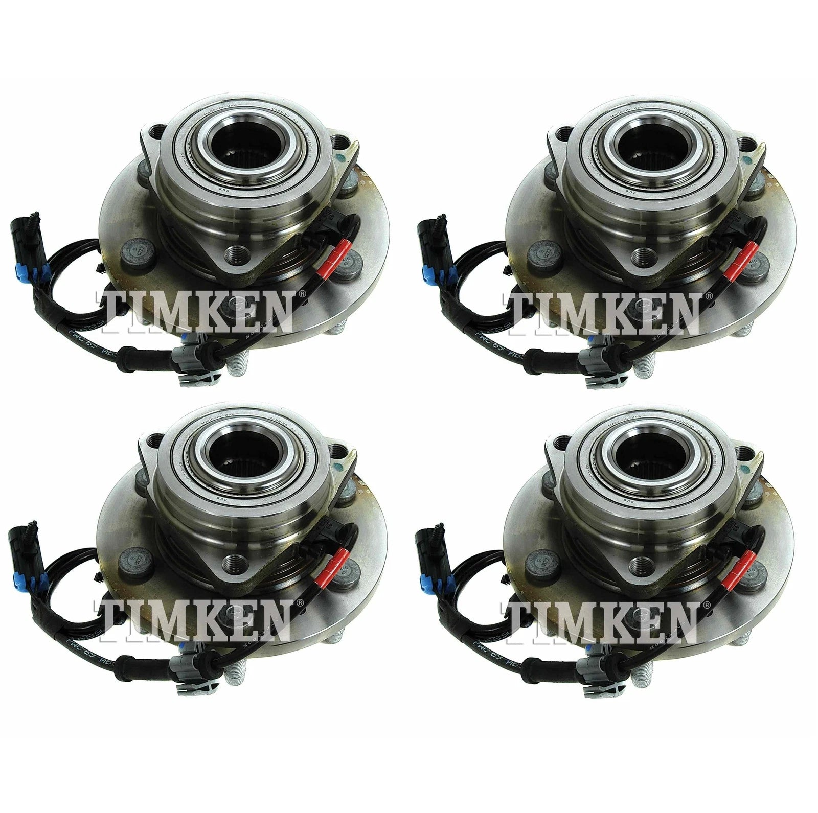 Front & Rear Wheel Bearing & Hub Assembly Kit for GMC Savana 2500 (2003–2023)