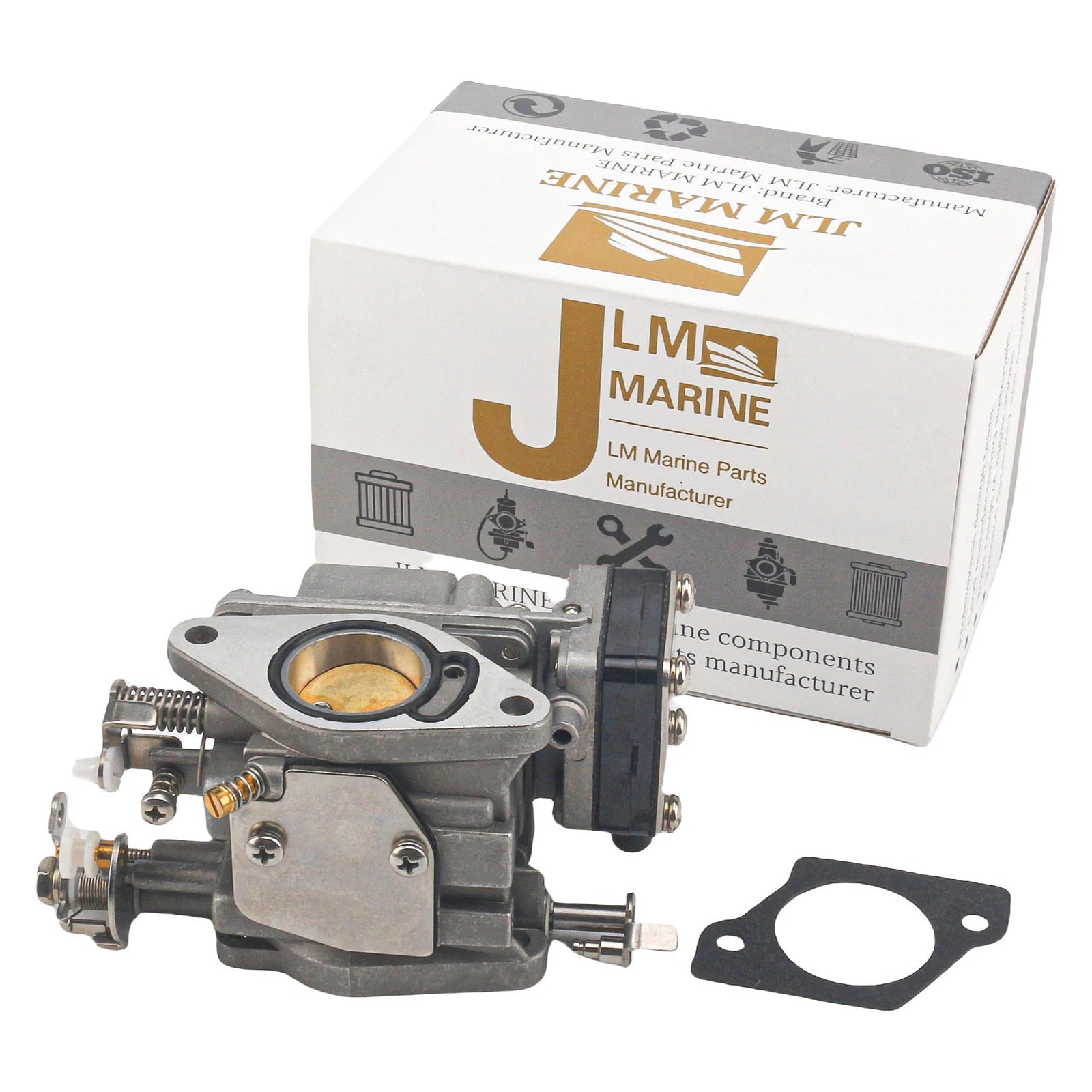 Carburetor with Gasket for Mercury Mariner 9.9 15 18 HP (1990–2000)