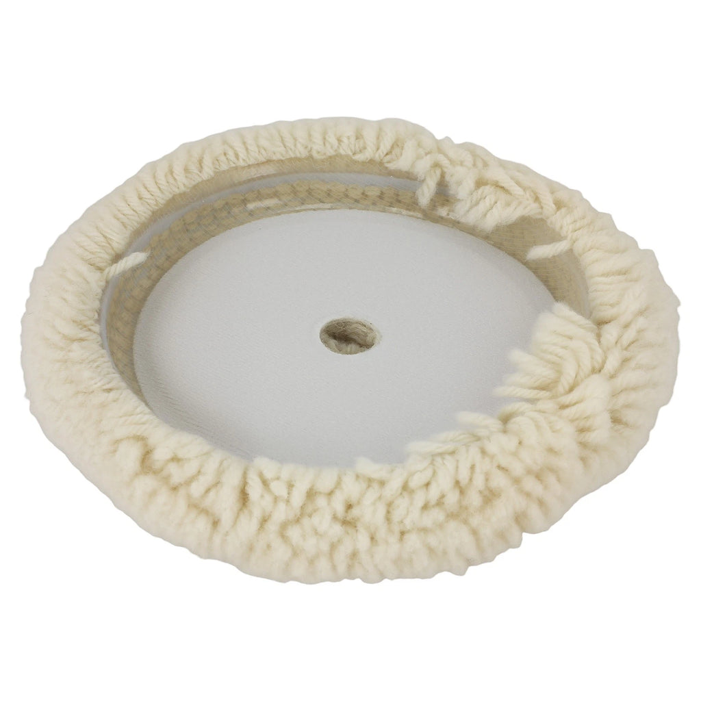 7 Inch Hook Loop Wool Polishing Bonnet Pad for Compound Buffer