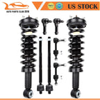 Front Strut Assemblies Tie Rod Sway Bar Kit for Ford F-150 2WD (2004–2005)
