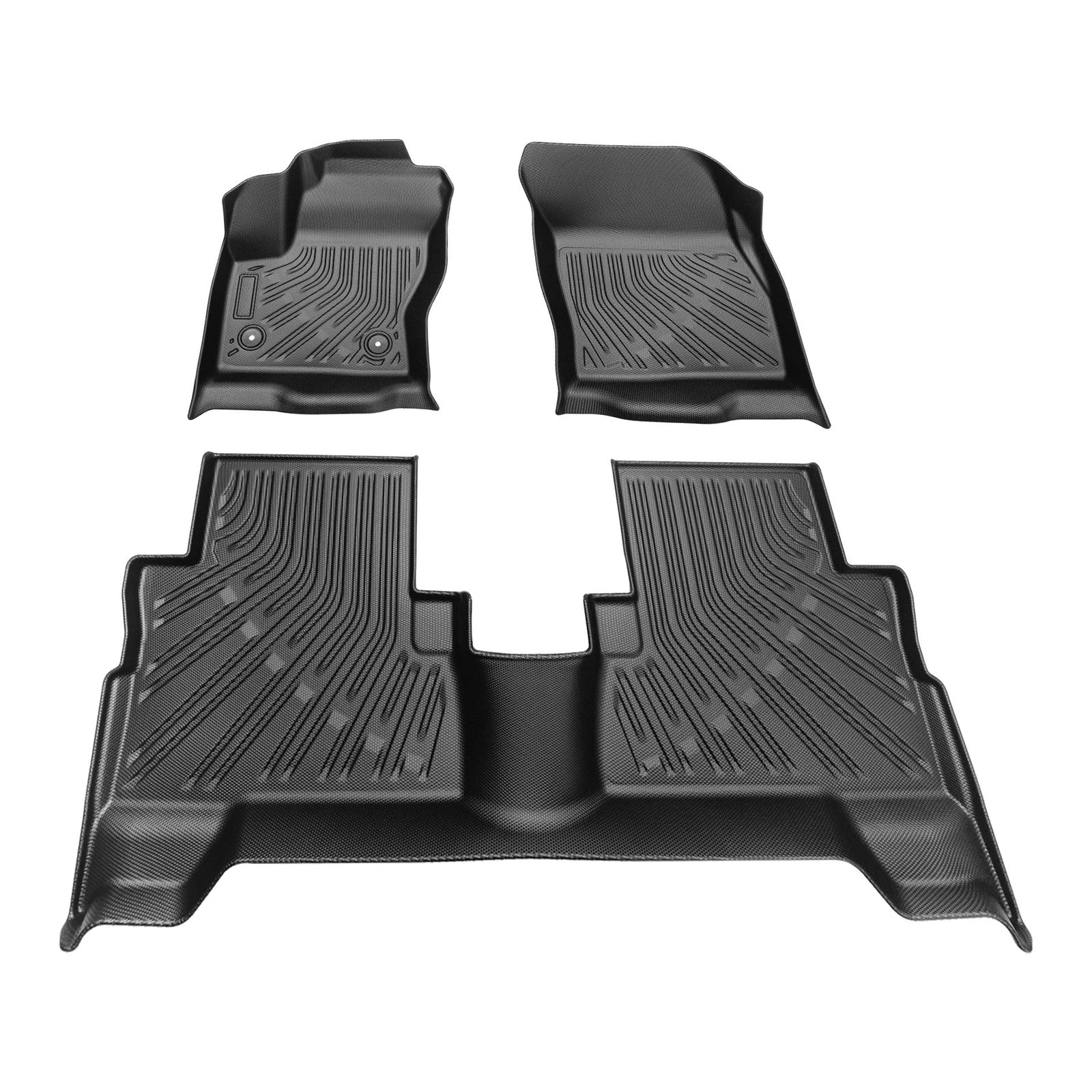 Set of 3 All Weather Floor Mats for Ford Escape (2013–2019), C-Max (2013–2018)