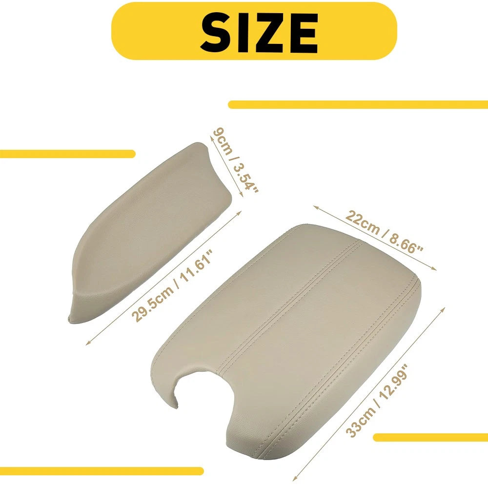 Armrest Lid Cover with Base for Honda Accord (2008-2012) Beige Tan