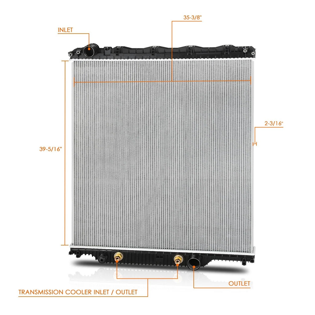 Aluminum Core Cooling Radiator for Cadillac CT6 (2016–2020)