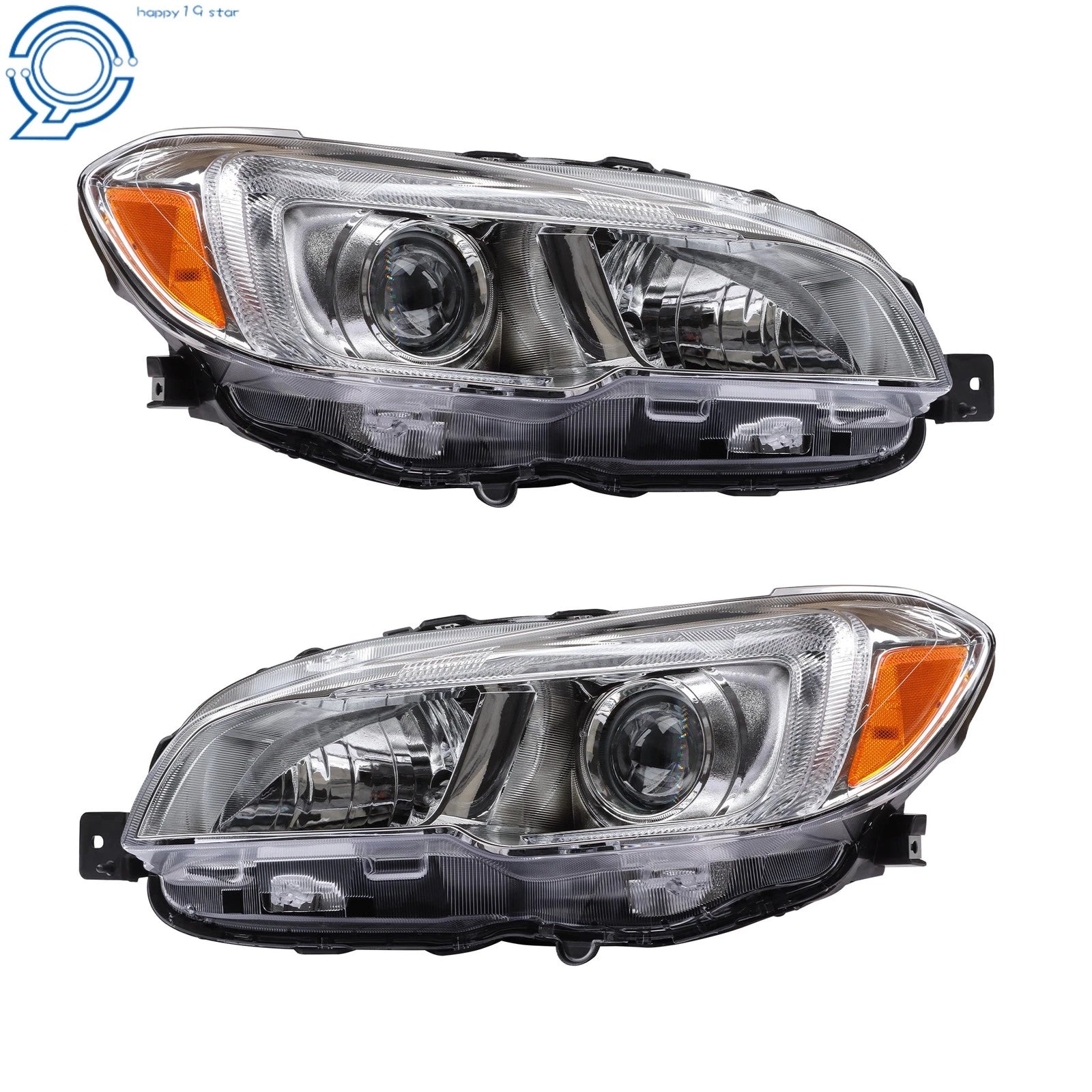 Set of 2 Halogen Headlights for Subaru WRX (2015-2021)