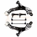 Set of 6 Front Lower Control Arms Sway Bars Tie Rods for Chevy Equinox (2005–2007)