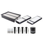 Denso Tune Up Kit 4 Spark Plugs & Boots for Mazda 3 GS GX i (2004–2005)