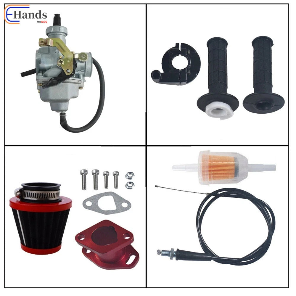PZ30 Carburetor with Cable Choke for Honda Suzuki Taotao SunL JCL 200cc 250cc ATV
