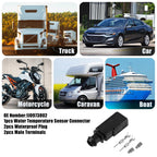 Set of Male Terminals Plug Water Temperature Sensor Connector for Audi A3 (2015–2020)