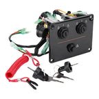 Top Twin Dual Key Switch Assembly Panel for Yamaha (6K1-82570-08, 6K1-82570-13-00)