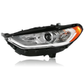 Halogen Headlight for Ford Fusion (2017–2020) w/ LED DRL & Bulbs, Left