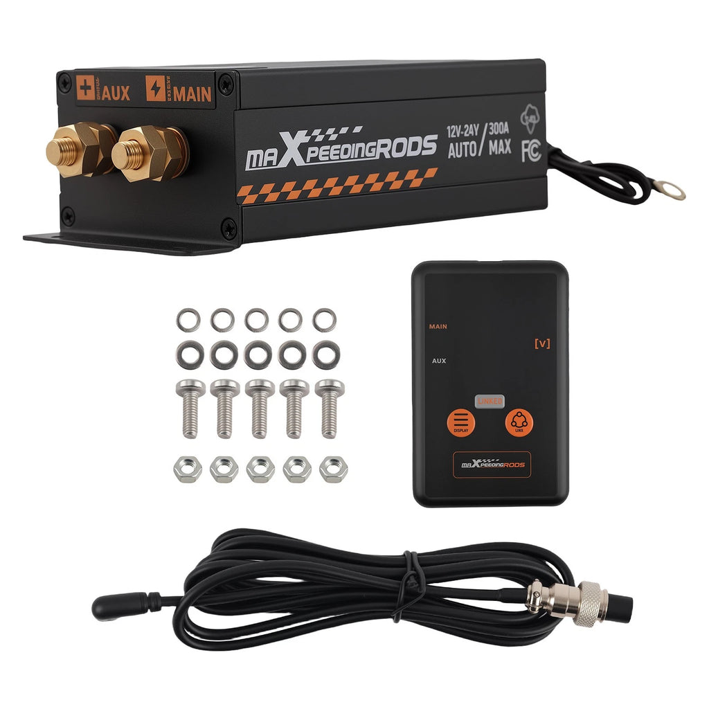 300amp Smart Battery Isolator Controller for Universal (12V/24V)