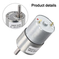 24V DC Gear Motor JGB37 3530 107RPM Reversible for Automotive Applications