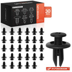 30x Screw-Type Retainer Bumper Clips for Toyota Nissan Ford Mazda