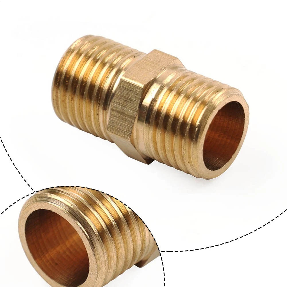 G 1/4 Male to G 1/4 Male Adapter Pipe Fitting Connector