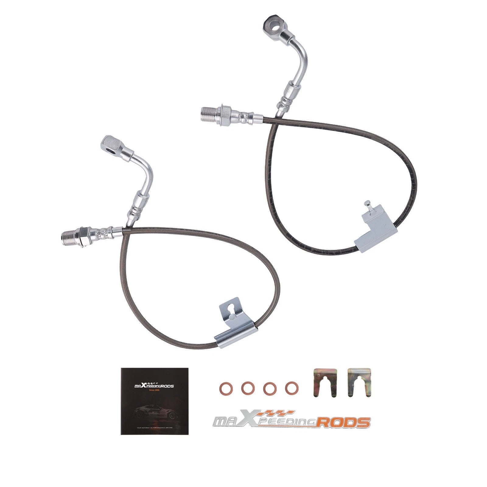 Front Extended Brake Lines for Chevy V1500 Suburban 4WD (1989–1991)