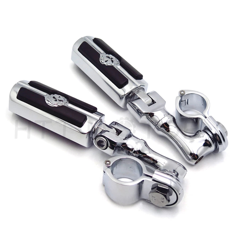 1 1/2" O-ring Crash Bar Engine Guard Highway Pegs for Universal Models