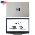 LCD Back Cover Set for Dell G3 15 3590 (0747KP, Bezel, Hinges, 10 Screws)