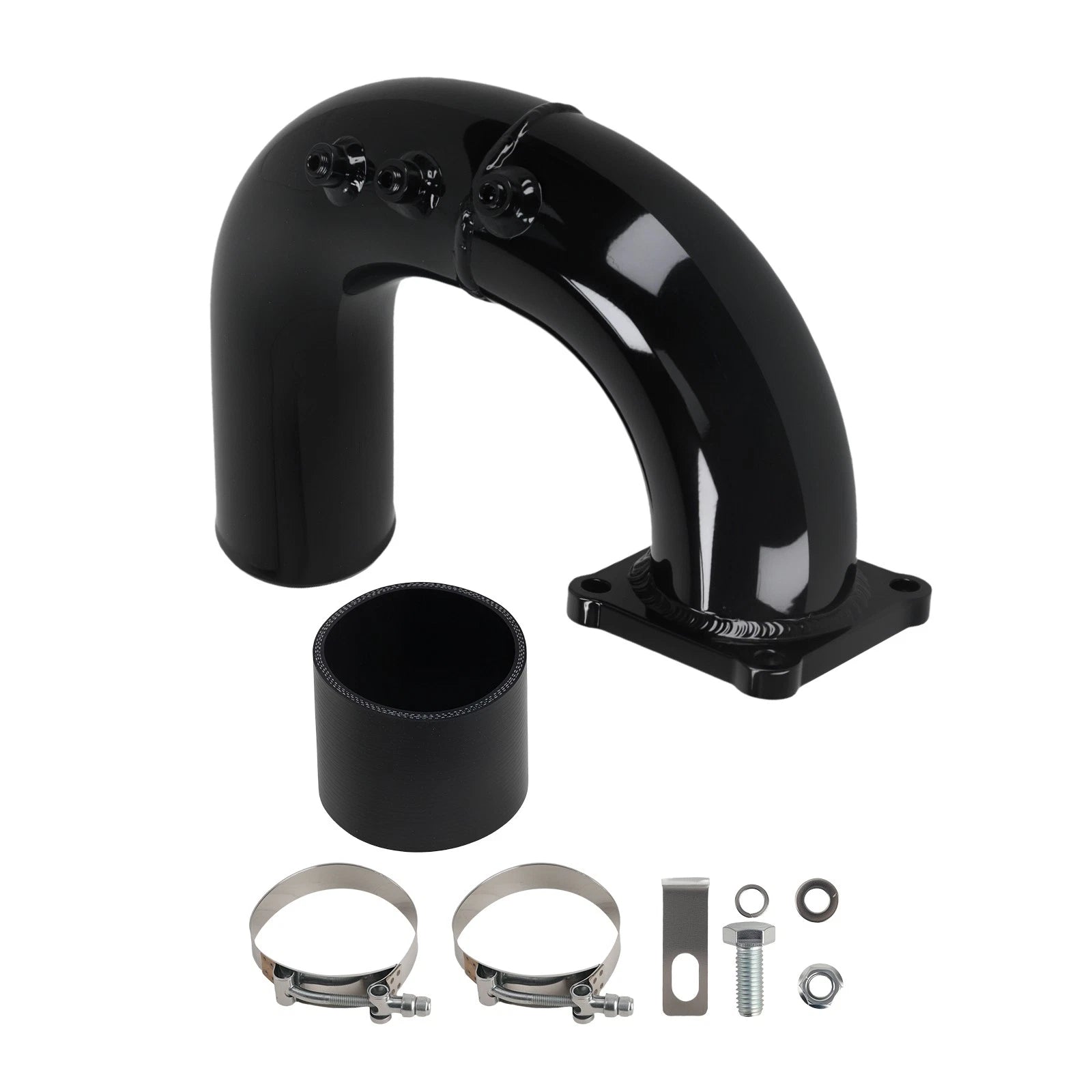 Performance Diesel Intake Pipe for Dodge Ram 5.9L (2003–2007) 3" Clamps Black