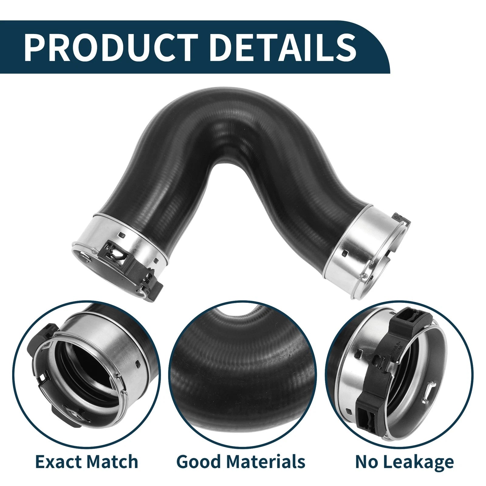 Radiator Hose for Mercedes-Benz Sprinter 210 CDI (2009–2013) No. 9065284182 Rubber