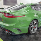 Rear Bumper Side Vent Canard Cover for KIA Stinger GT (2017–2023) Carbon Fiber Look