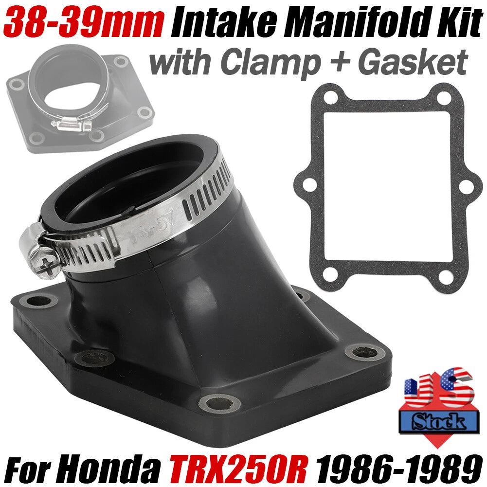 Intake Manifold Carb Boot Clamp Gasket Kit for Honda TRX250R (1986–1989)