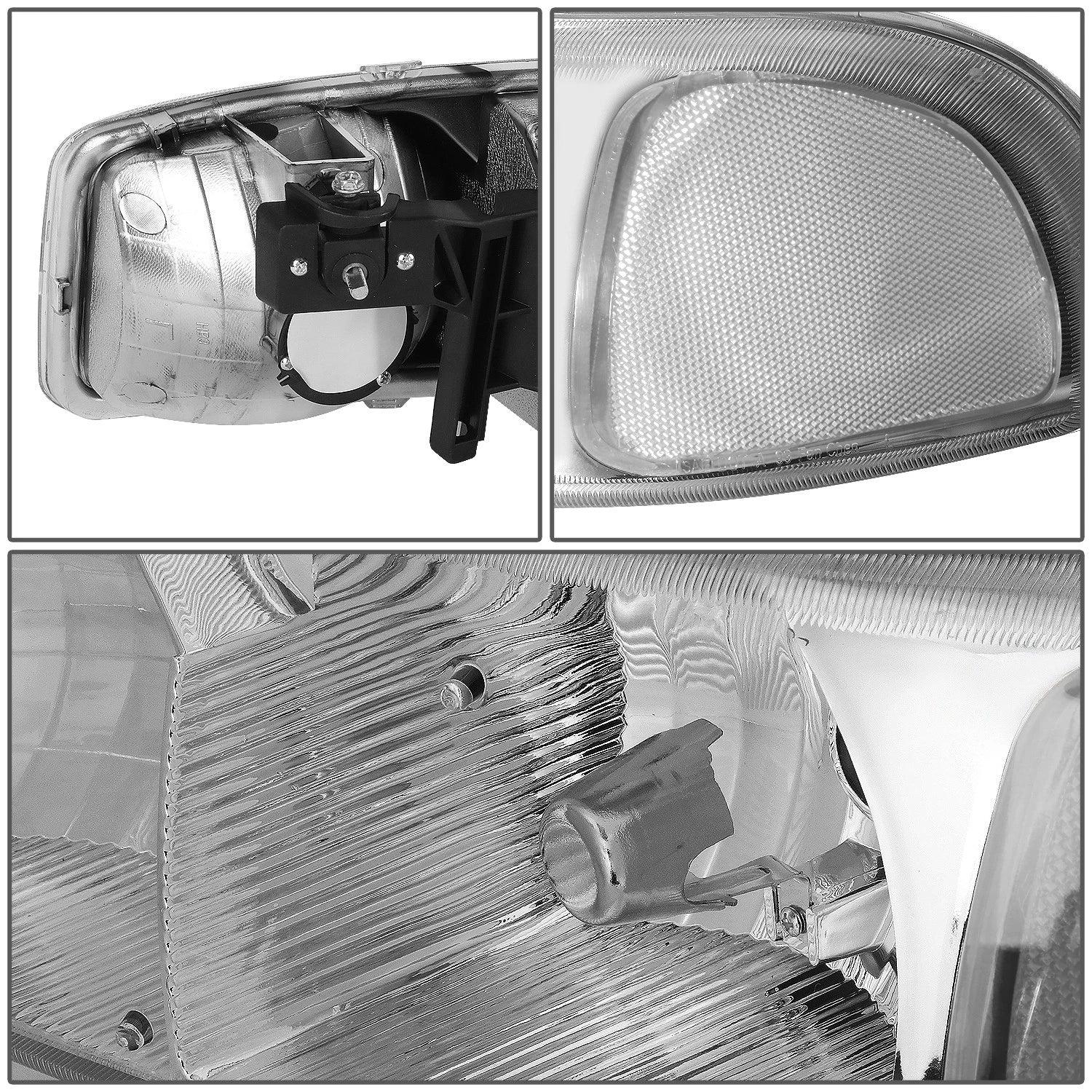 Clear Corner Headlight Lamps for GMC Sierra 1500 Yukon (1999–2007)