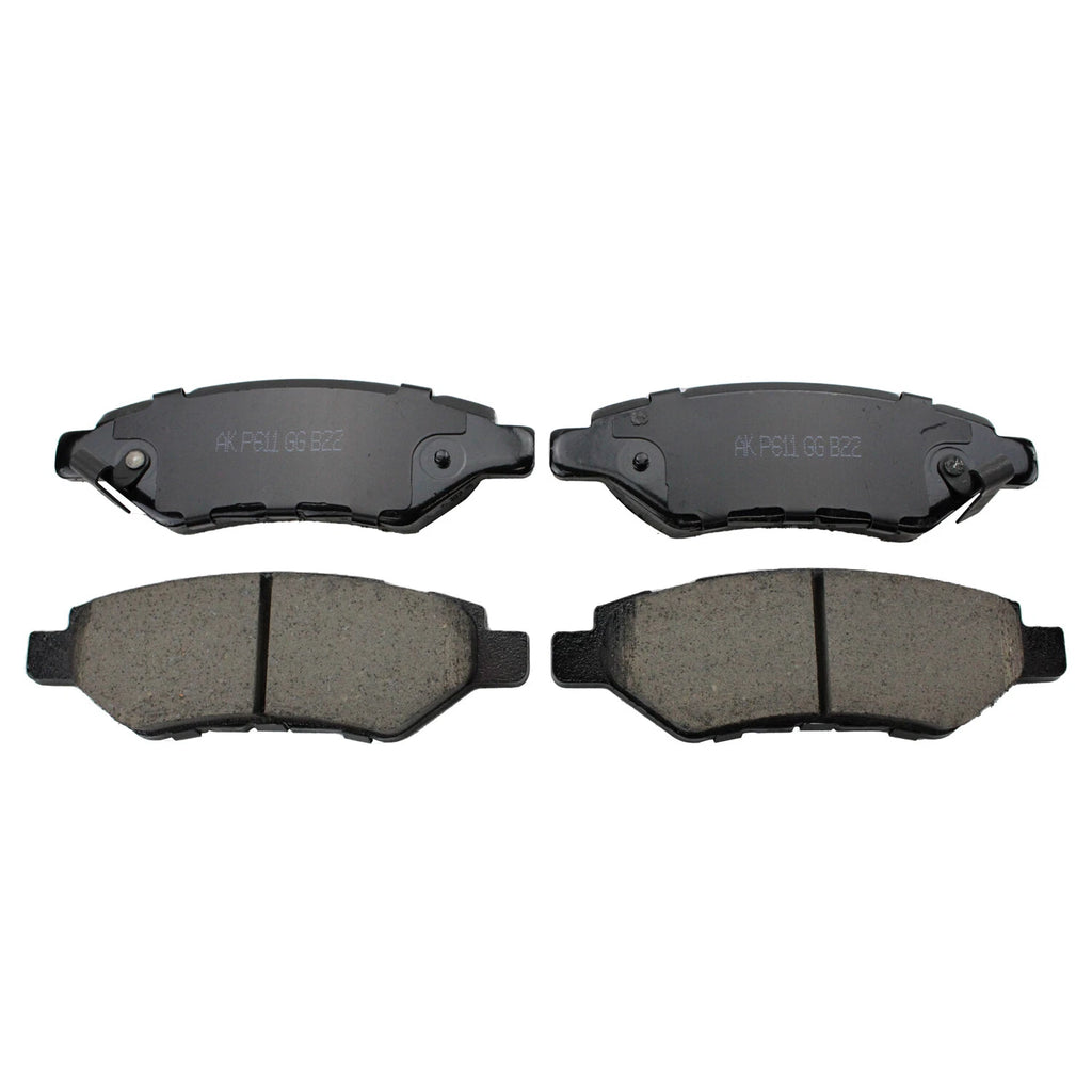 Set of 4 Akebono Rear Ceramic Disc Brake Pads for CTS SRX Camaro 9-4X