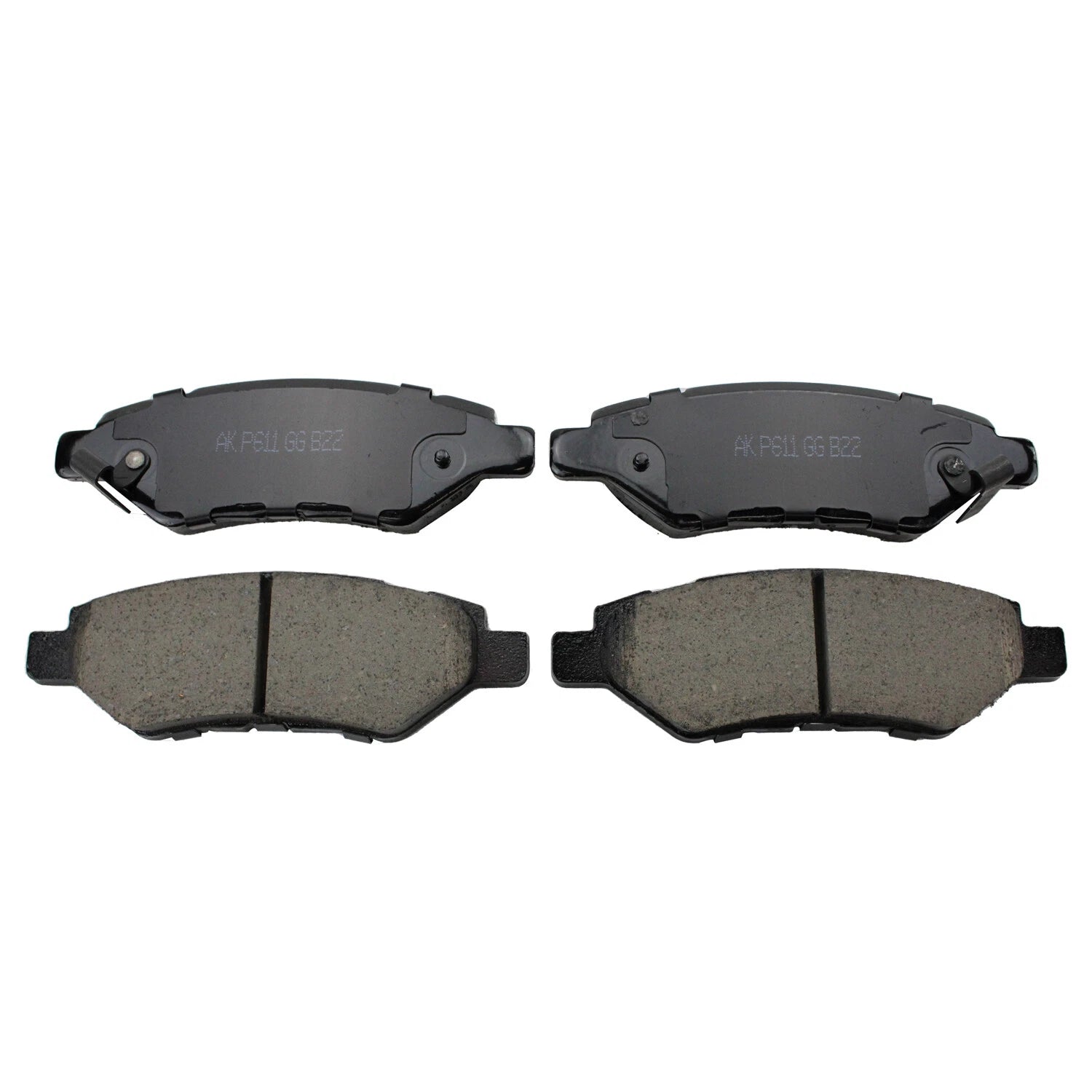 Set of 4 Akebono Rear Ceramic Disc Brake Pads for CTS SRX Camaro 9-4X