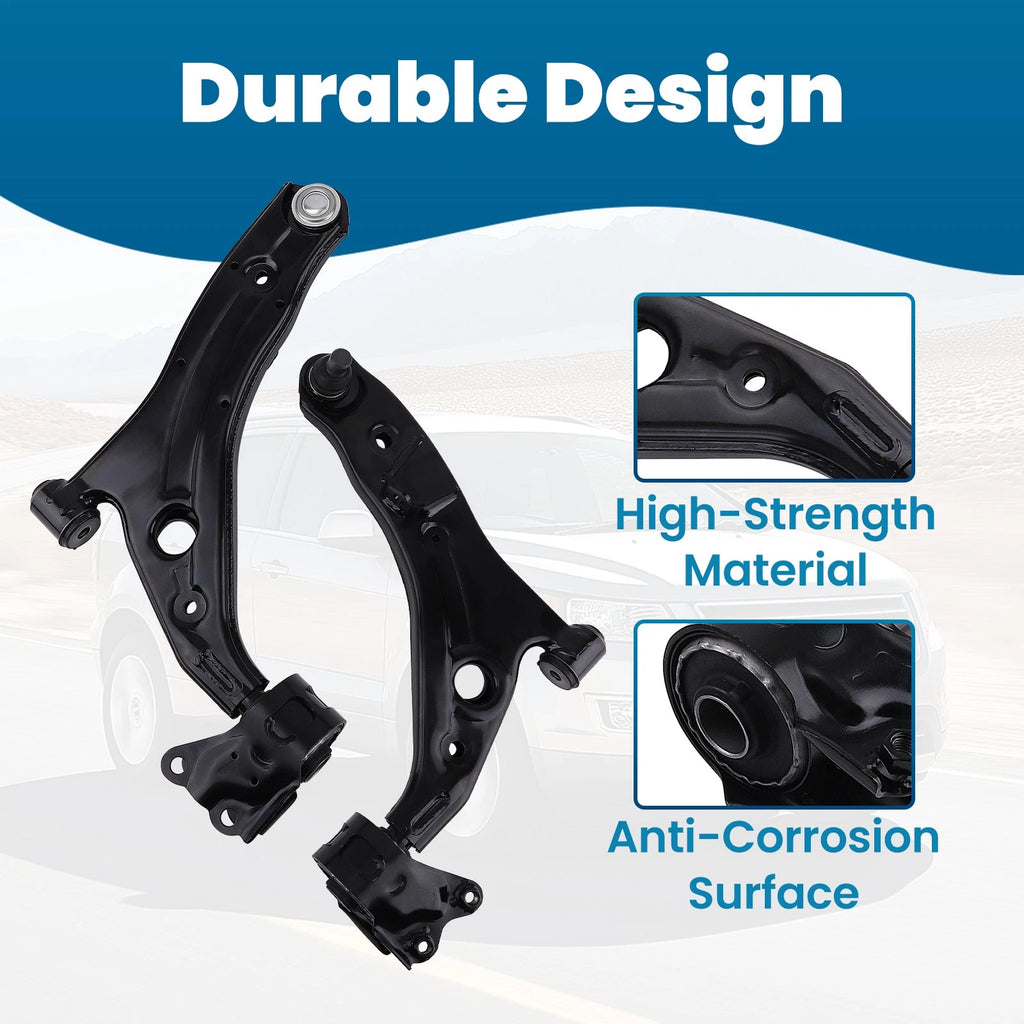 2X Front Suspension Lower Control Arm w/ Ball Joint for Lincoln MKX (2007–2015)