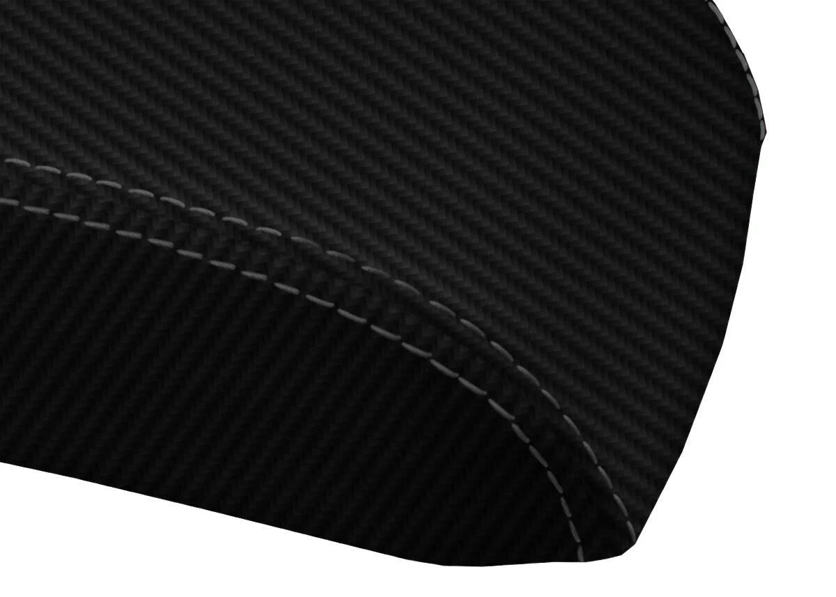 Console Lid Armrest Cover for Dodge Journey (2009–2010) Carbon Fiber Black