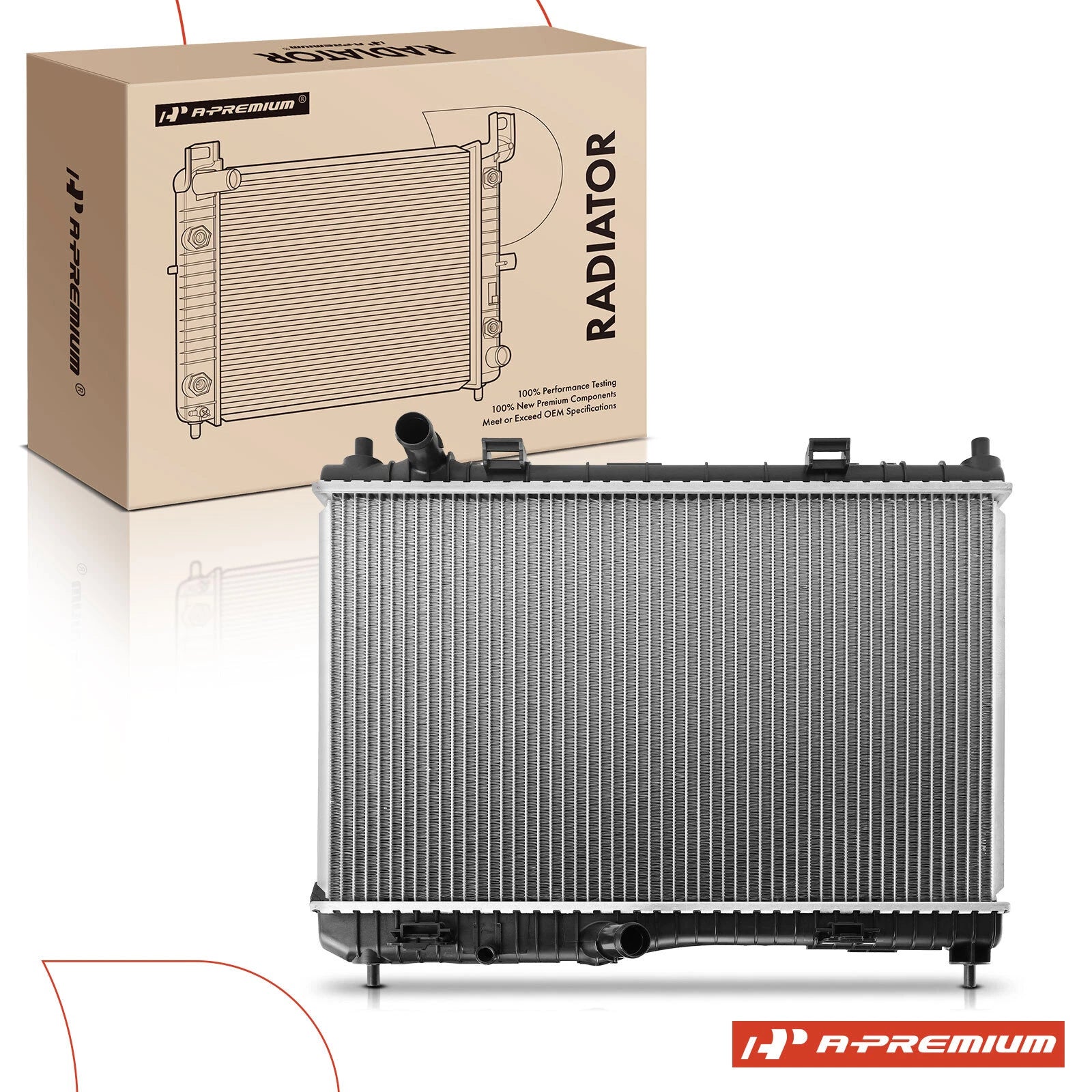 Aluminum Radiator for Ford Fiesta (2011–2019) FWD