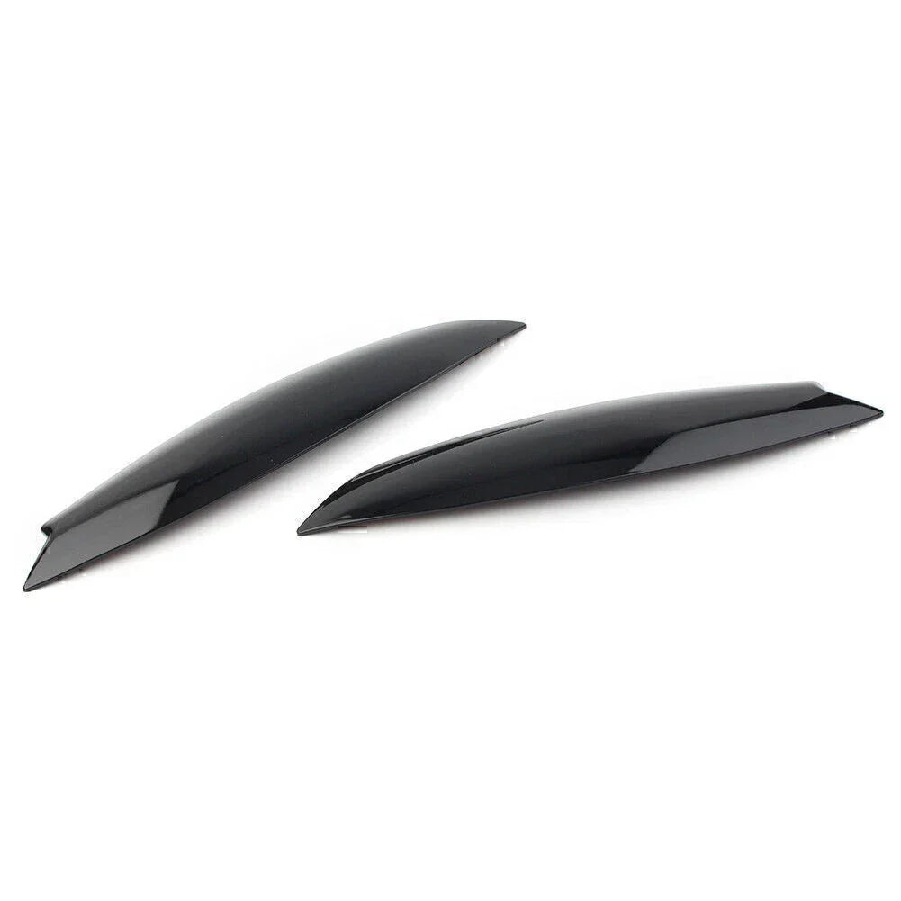 Glossy Black Headlight Eyelid Covers for VW Golf 5 R32 MK5 (2005-2007)