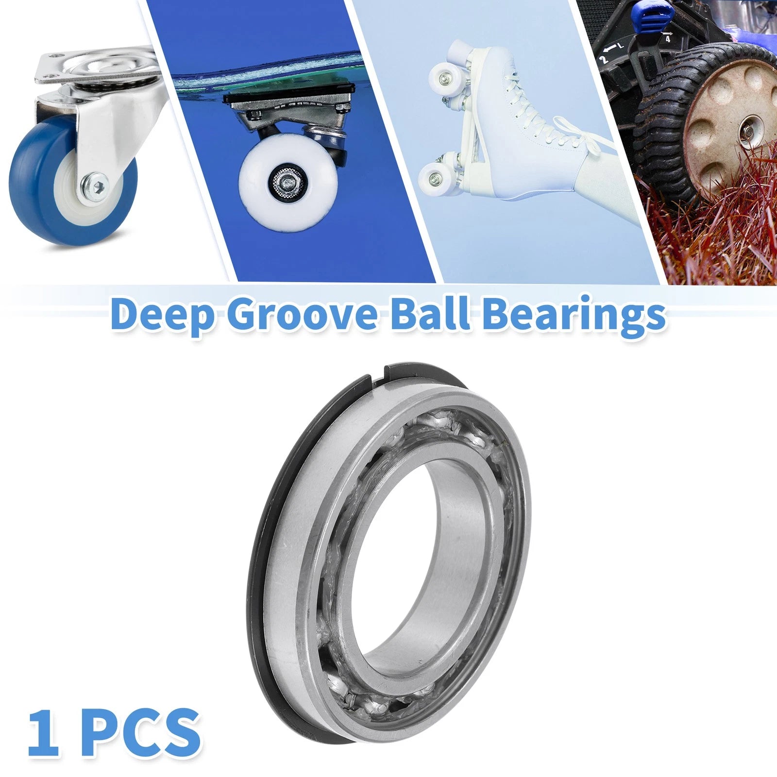 Deep Groove Ball Bearing P0 for Scooter Skateboard Wheel (45x75x16mm)