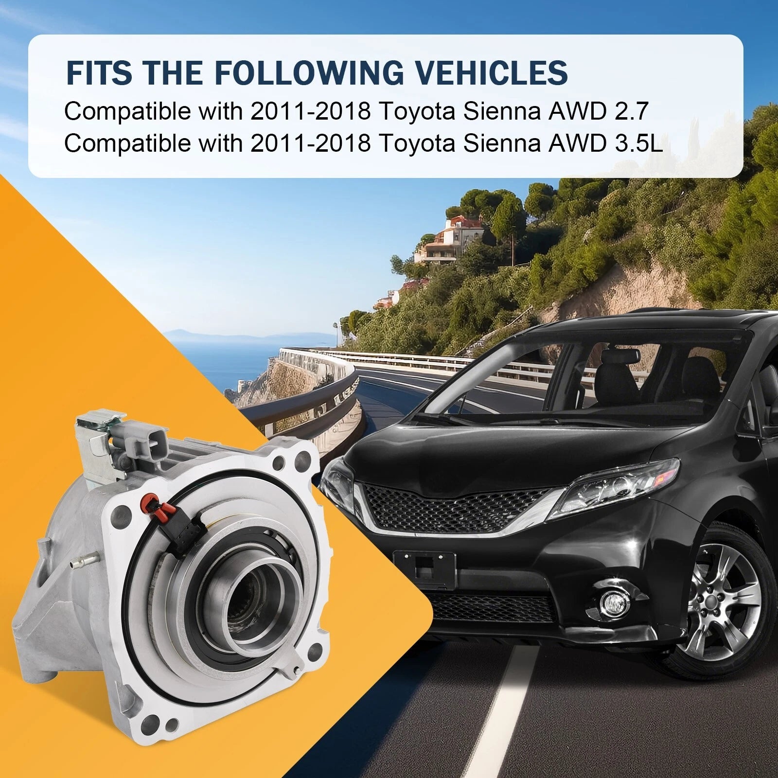 Rear Differential Viscous Coupler for Toyota Siena (2011–2018)