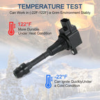 Set of 4 Ignition Coils for Nissan Altima X-Trail Sentra (2002–2013)