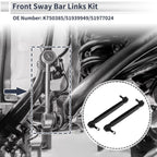 Set of 2 Front Stabilizer Bar Links for Chrysler 200 (2011–2014) No.K750385/51939949