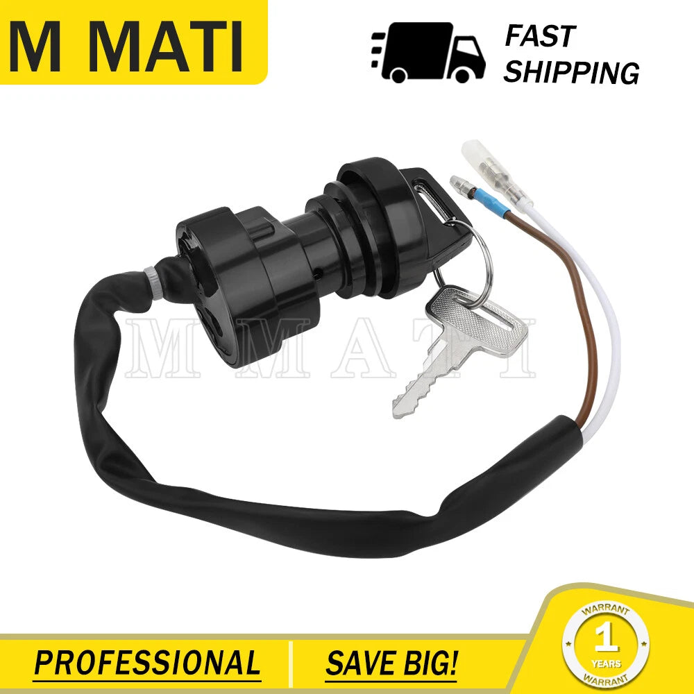 2X Ignition Key Switch for Yamaha Blaster YFS200 (1993–2006) 2XJ-82510-01-00 2XJ-82510-02-00
