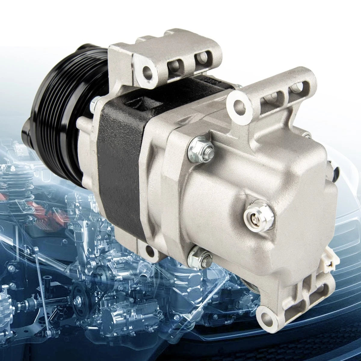 AC Air Compressor for Mazda 3 (2004–2009) Mazda 3 Sport (2009–2009) and Mazda 5 (2006–2010)