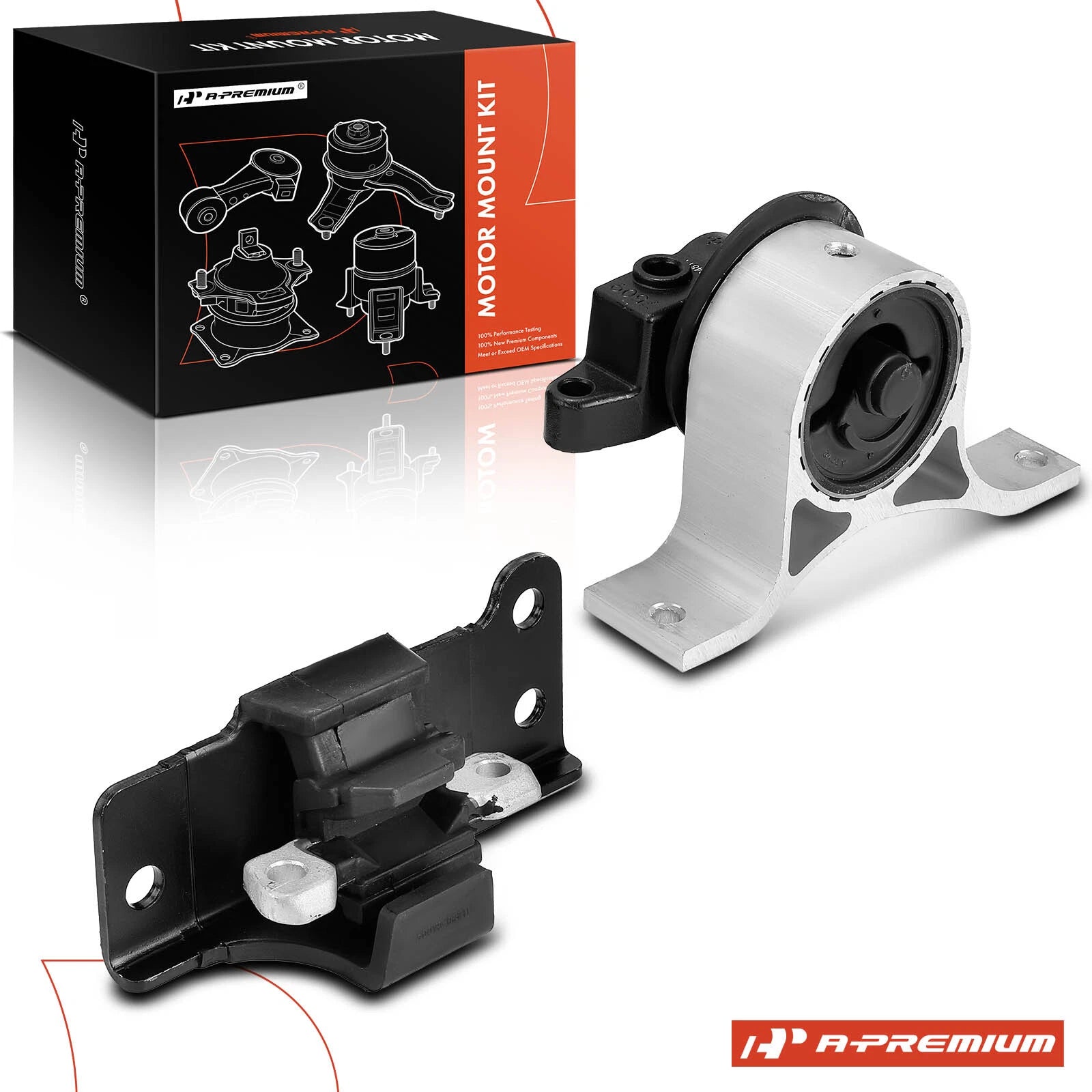 2X Engine Motor & Transmission Mount for Nissan Altima (2005–2006)