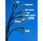 Wiring Harness Race Cut Drag Harness with Kill Switch for Honda TRX250R (1986–1988)